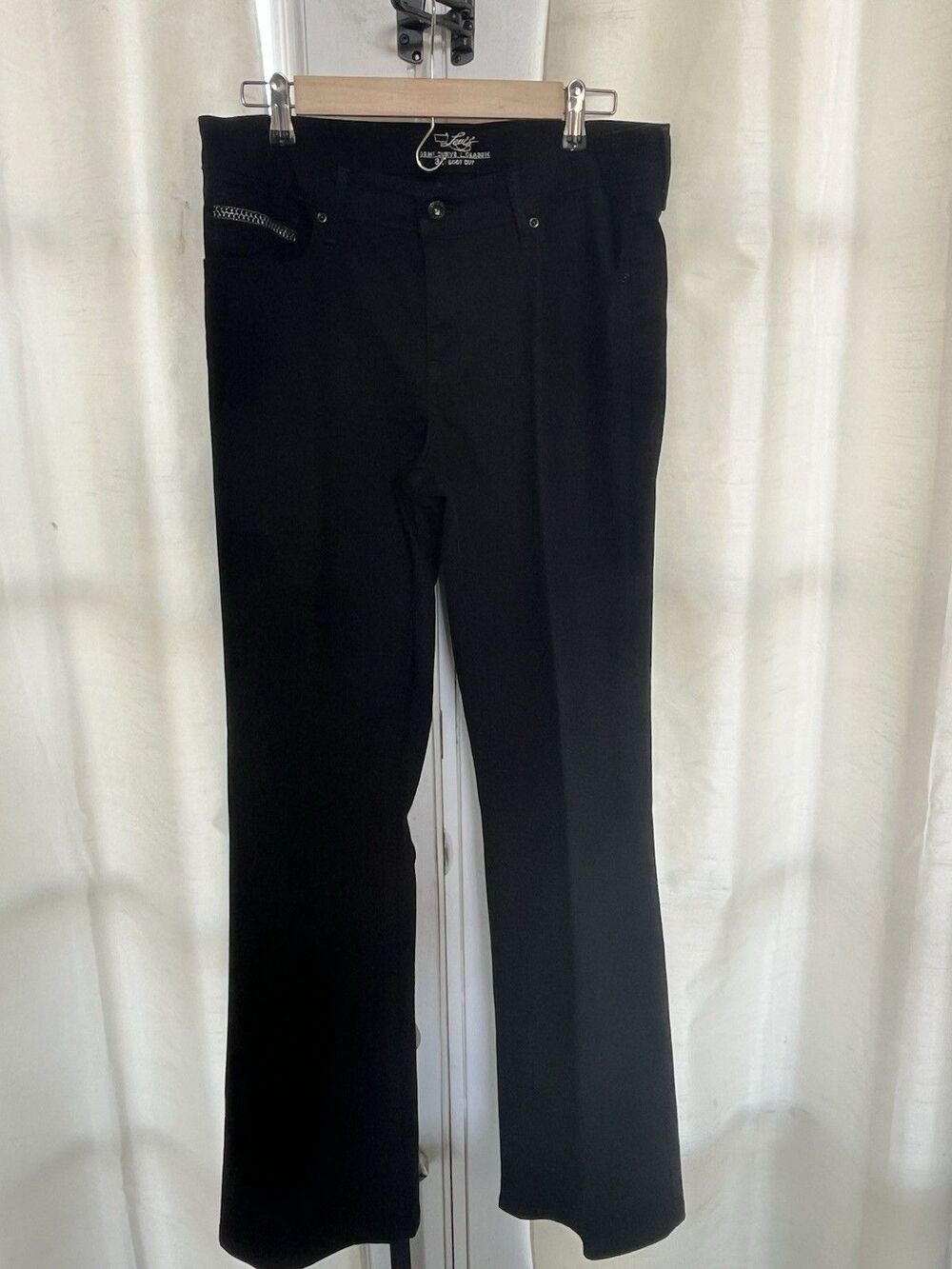 Levi’s Demi Curve Classic Booth Cut Womens Jeans Size 12 Black Retro Y2K